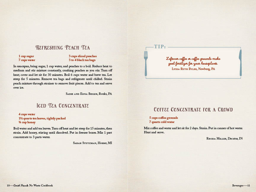 Wanda E. Brunstetter's Amish Friends No Waste Cookbook