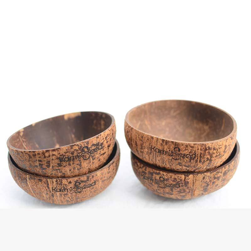 Two sets of two bowls