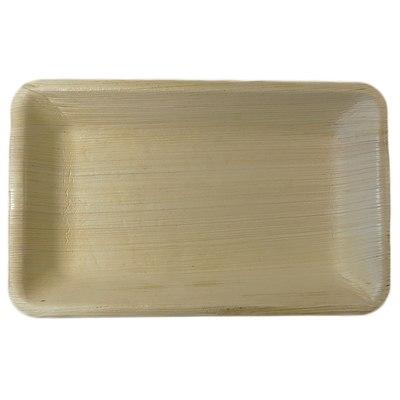 Palm Leaf Rectangle Tray 9" x 6" Inch (25/50/100 plates)