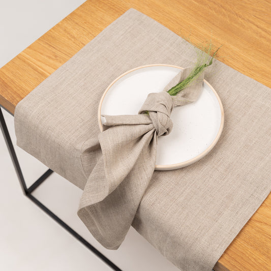 Natural Hemp Placemat | Natural Color