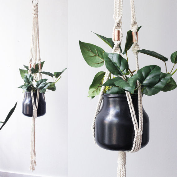 Cotton Macrame Plant Hanger